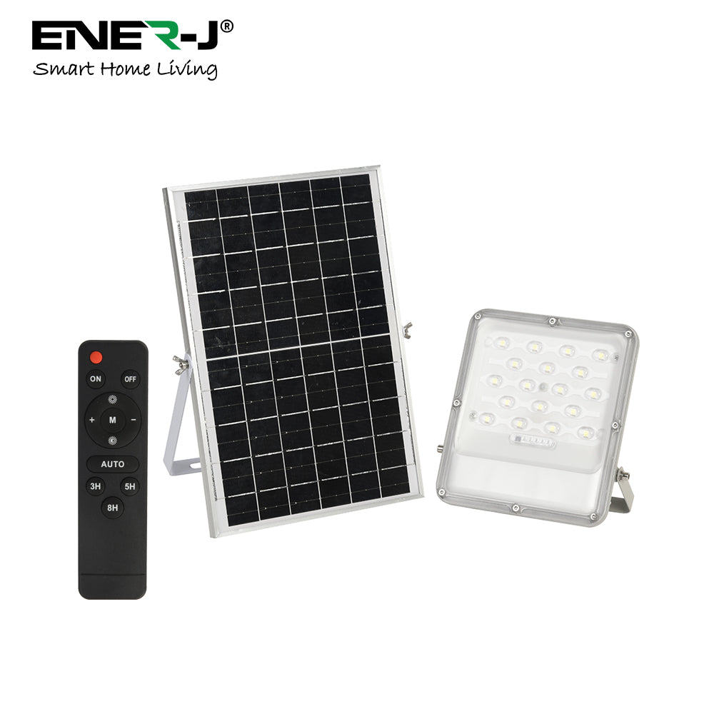 50W LED Floodlights with Solar Panels & Battery