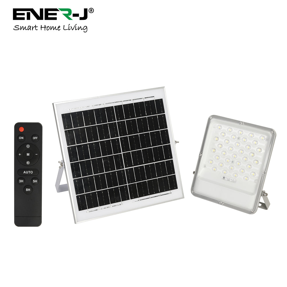 50W LED Floodlights with Solar Panels & Battery