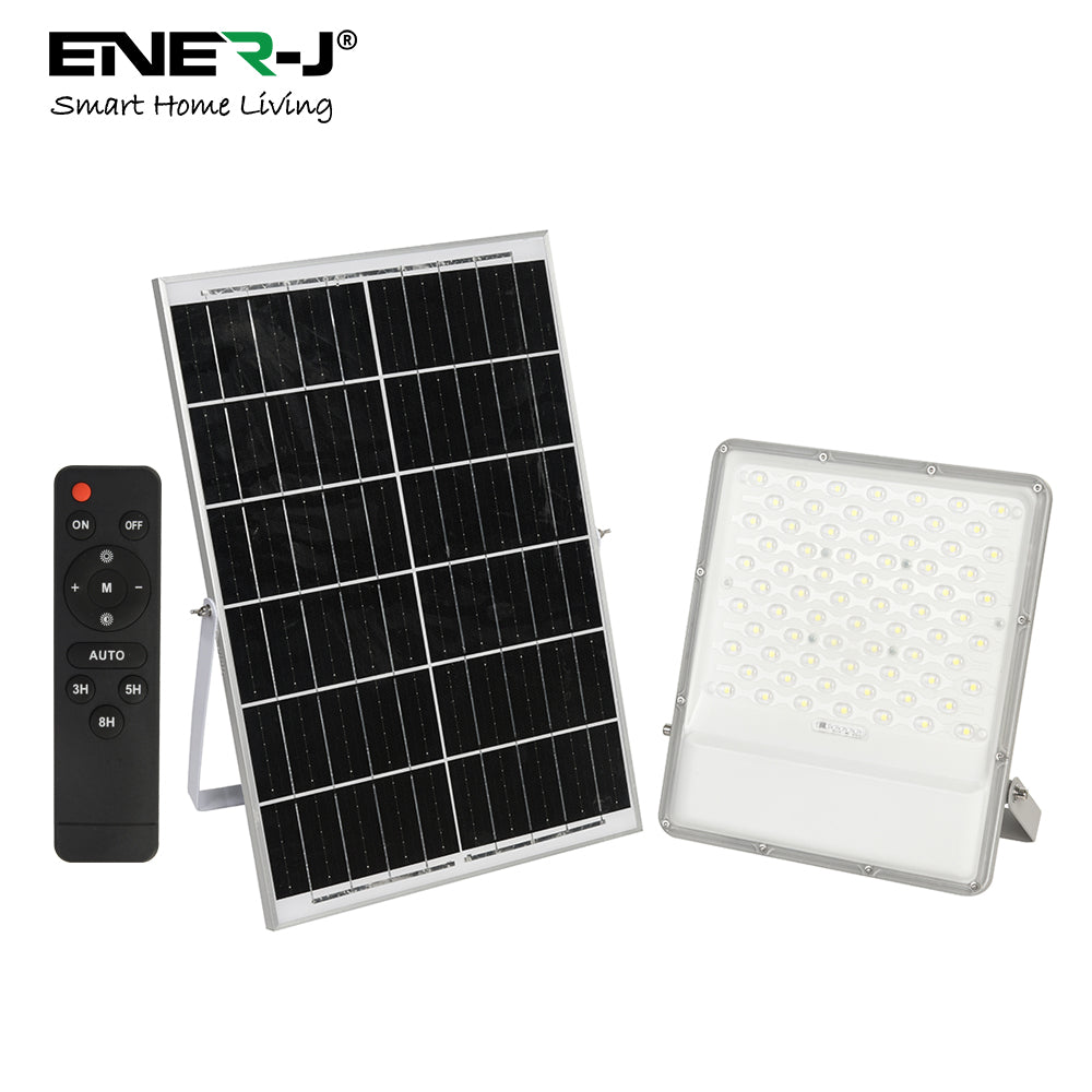 50W LED Floodlights with Solar Panels & Battery